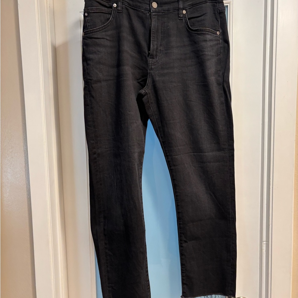 Women’s AG Ex-Boyfriend Black Jeans